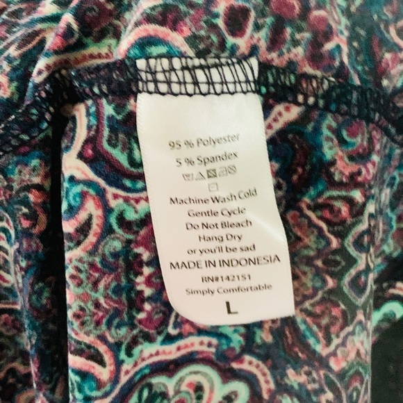 L LuLaRoe Maxi in fun print - Picture 4 of 5